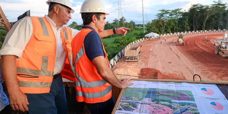 Governo do Pará inspeciona obra de novo viaduto da BR-316