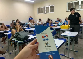 Secretaria de Justiça (Seju) realiza ação de prevenção às drogas em escola de Belém
