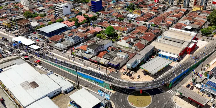 Governo do Pará entrega viaduto entre Mário Covas e Avenida Três Corações, em Ananindeua