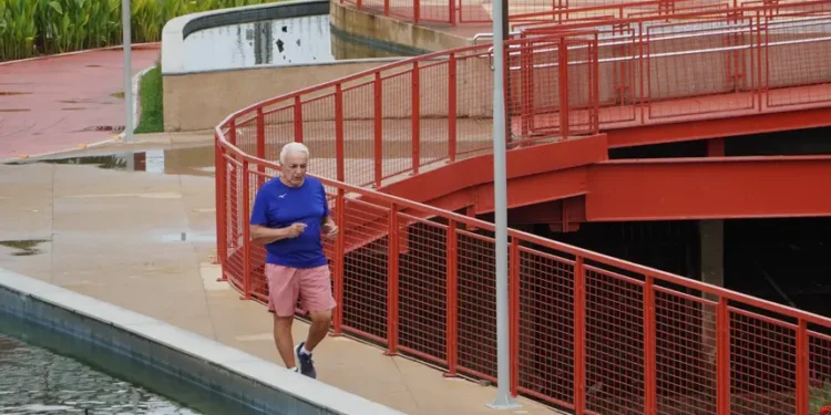 Parque Linear da Nova Doca é referência para prática de exercícios e lazer ao ar livre