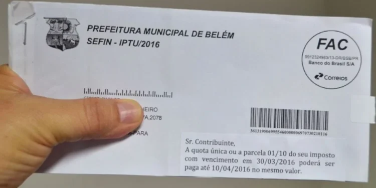 Prefeitura de Belém divulga prazos e descontos do IPTU 2026