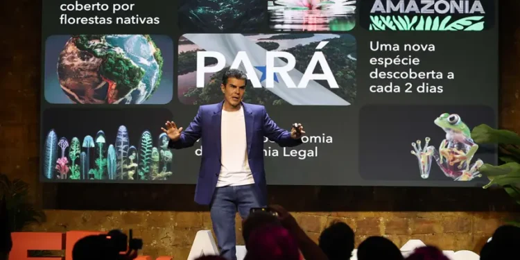 Helder Barbalho projeta Vale Bioamazônico e posiciona o Pará no debate global sobre bioeconomia em palestra no TEDx Talks