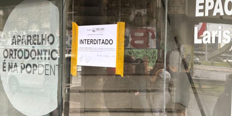 Vigilância Sanitária interdita clínica odontológica em Belém