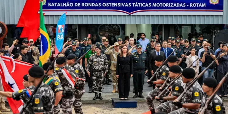 Governadora Hana inaugura Batalhão da ROTAM