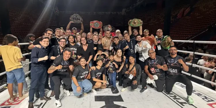 Paraense conquista cinturões internacionais e leva público ao delírio no Mangueirinho