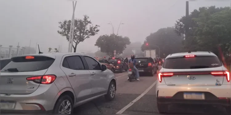 Neblina marca início da semana na Grande Belém; trânsito em tempo real