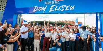 Governadora Hana Ghassan entrega a Dom Eliseu a 30ª Usina da Paz do Estado