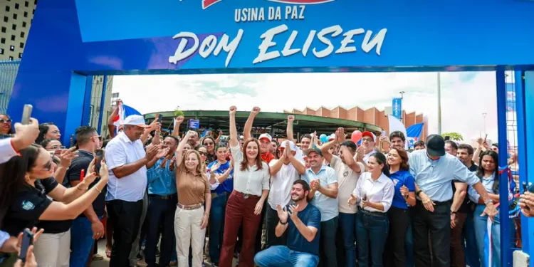 Governadora Hana Ghassan entrega a Dom Eliseu a 30ª Usina da Paz do Estado