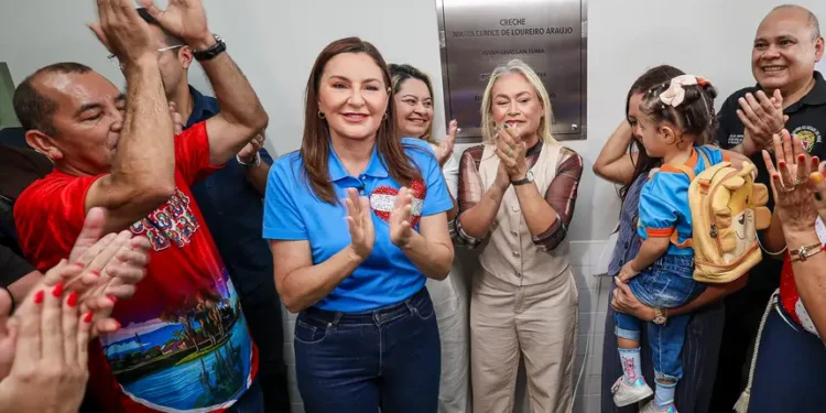 Em Concórdia do Pará, governadora Hana Ghassan entrega 30ª creche do programa que prioriza educação infantil no Estado
