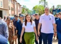 Governadora Hana Ghassan vistoria obras do ‘Asfalto Por Todo o Pará’ em Icoaraci