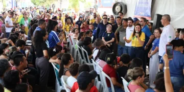Governadora Hana Ghassan acompanha ação de saúde e cidadania no Tenoné