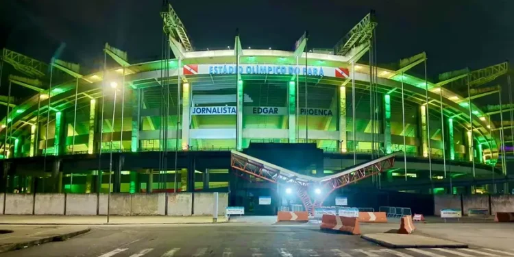 Noite verde e amarela no Mangueirão marca vitória do Brasil na Copa do Mundo